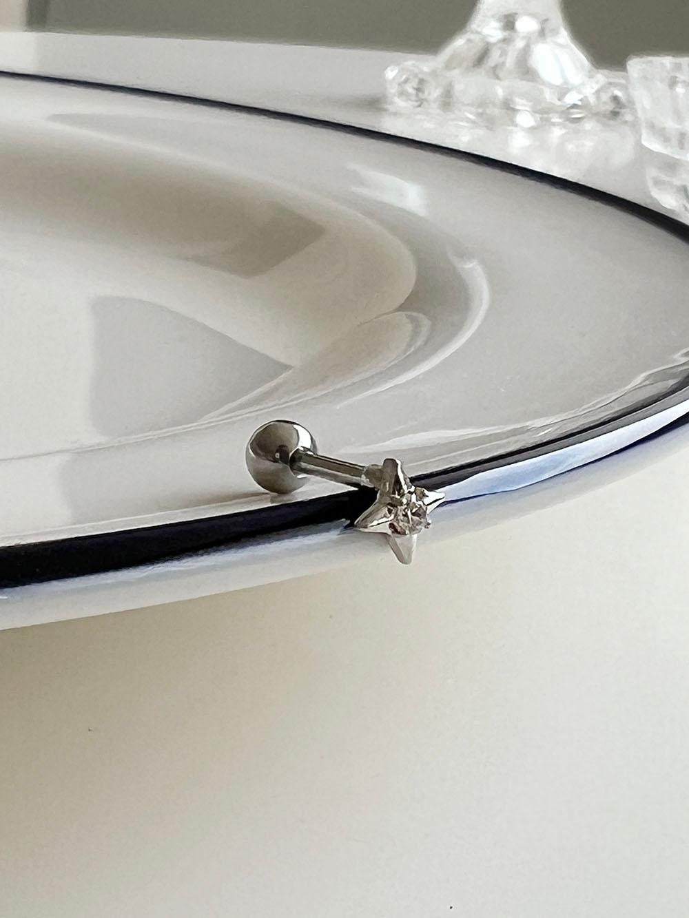 쥬땜 작은 별 피어싱