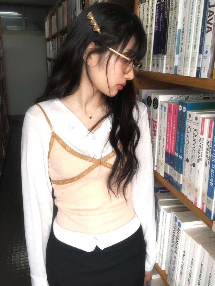 jellybean bustier - orange (젤리빈 뷔스티에)