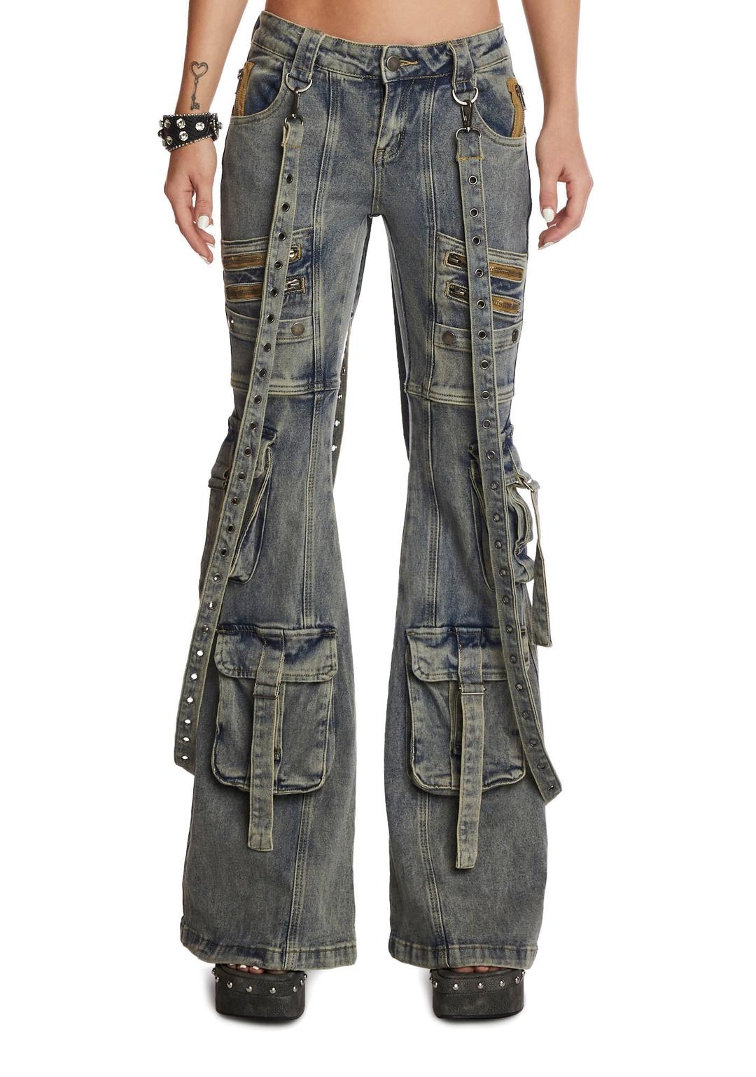 Aurora Cargo Jeans - BLUE / X-Small