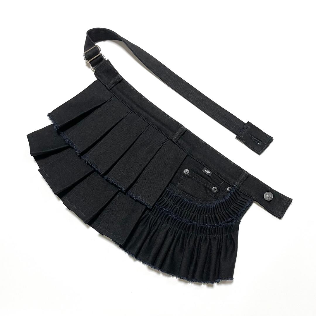 levis remade frill belt (black) 1