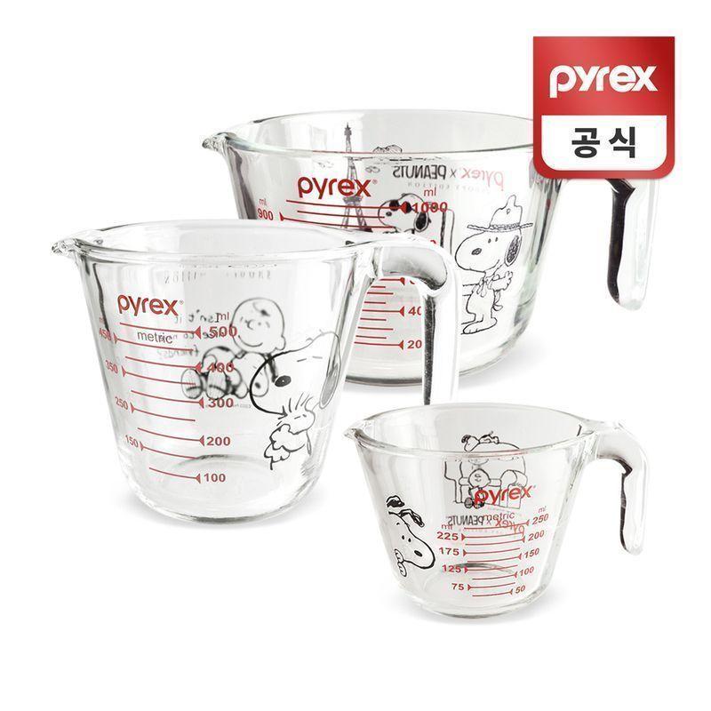 전참시 맥주컵 코렐 파이렉스 스누피 / 오리지널 계량컵 250mL 500mL 1000mL 골라담기