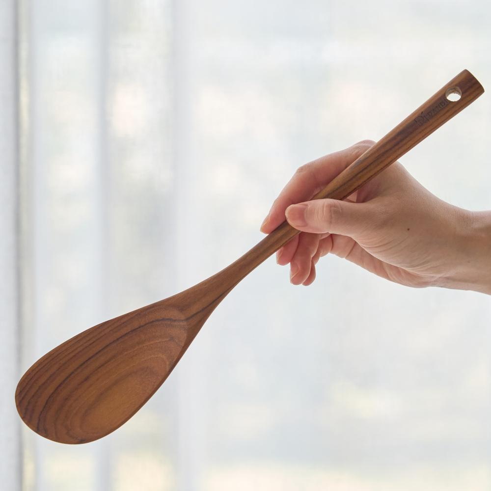 키친툴 나무조리도구 볶음 스푼 티크 우드 원목 우