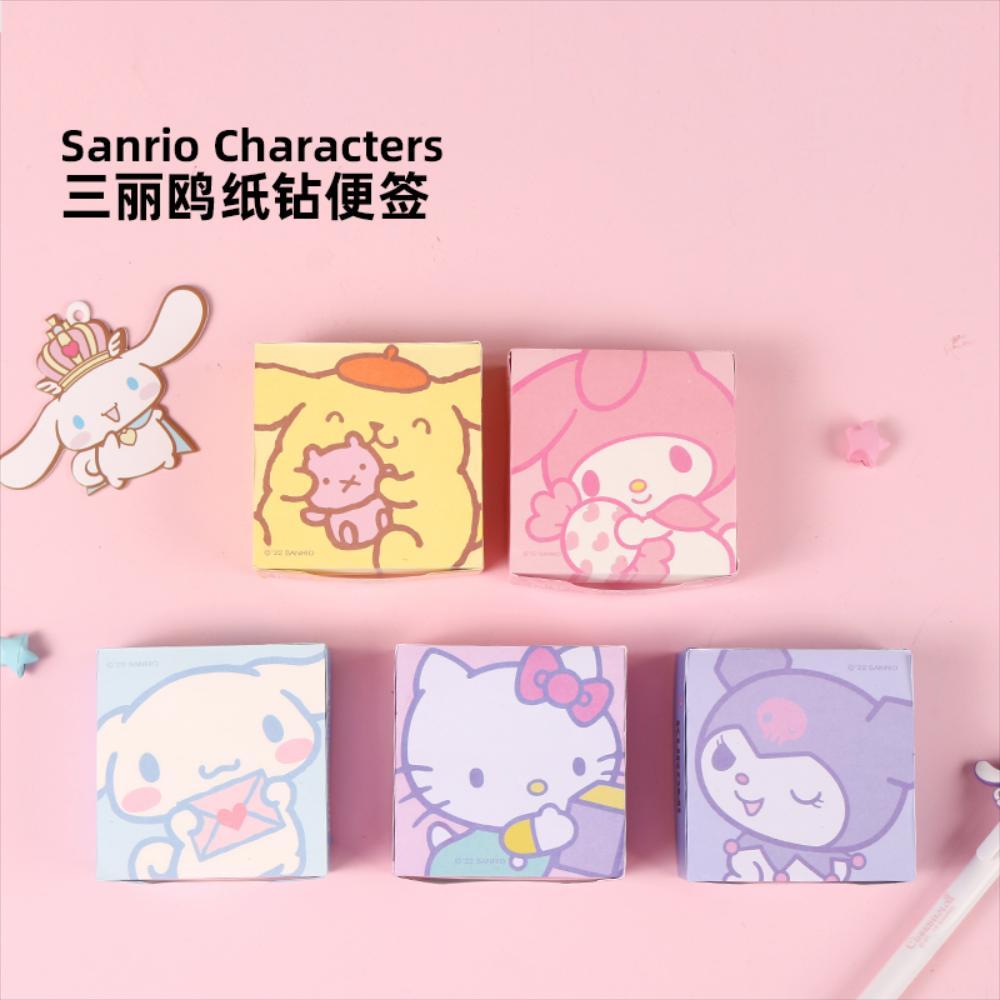 산리오 페이스 메모장 250장 폼폼푸린 마이멜로디 시나모롤 키티 쿠로미