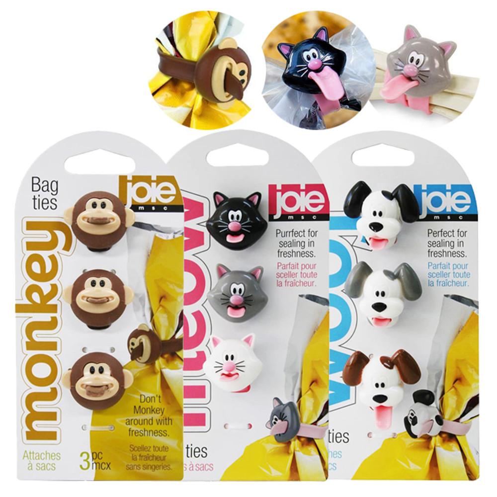 joie 실리콘 케이블 타이 고양이 봉지 소분보관 전선정리 다용도 홀더 MSC12415