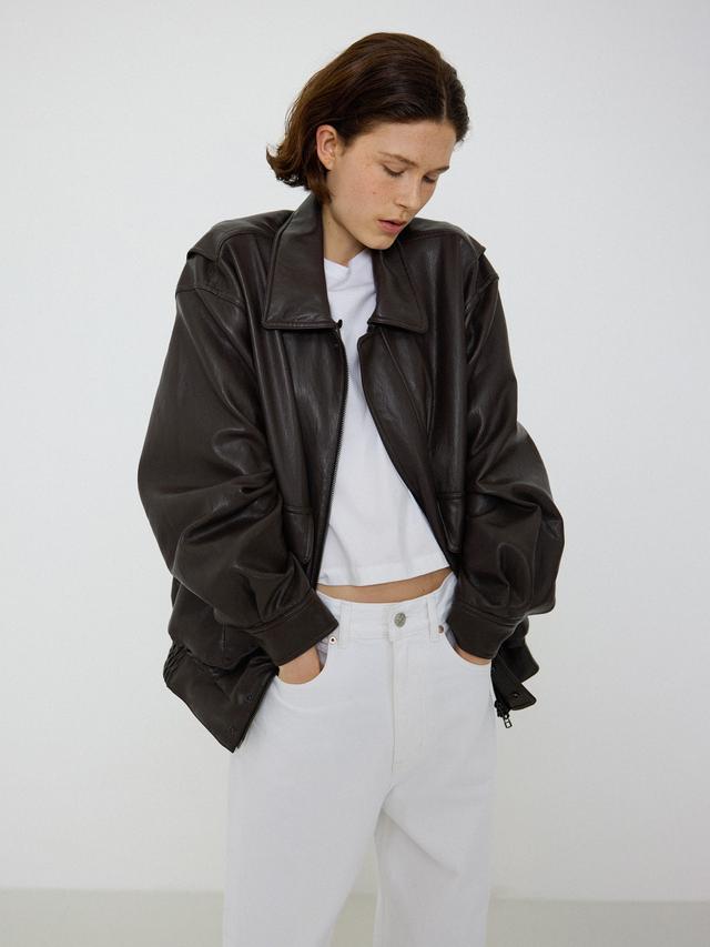 [9/6 예약배송] 1950 G1 leather jacket_umber brown