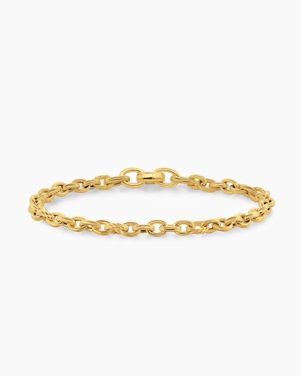 DY Mercer® Petite Chain Bracelet in 18K Yellow Gold, 4.5mm