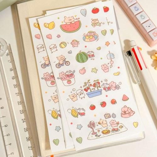 [하트쉽] 여름 스케치 스티커