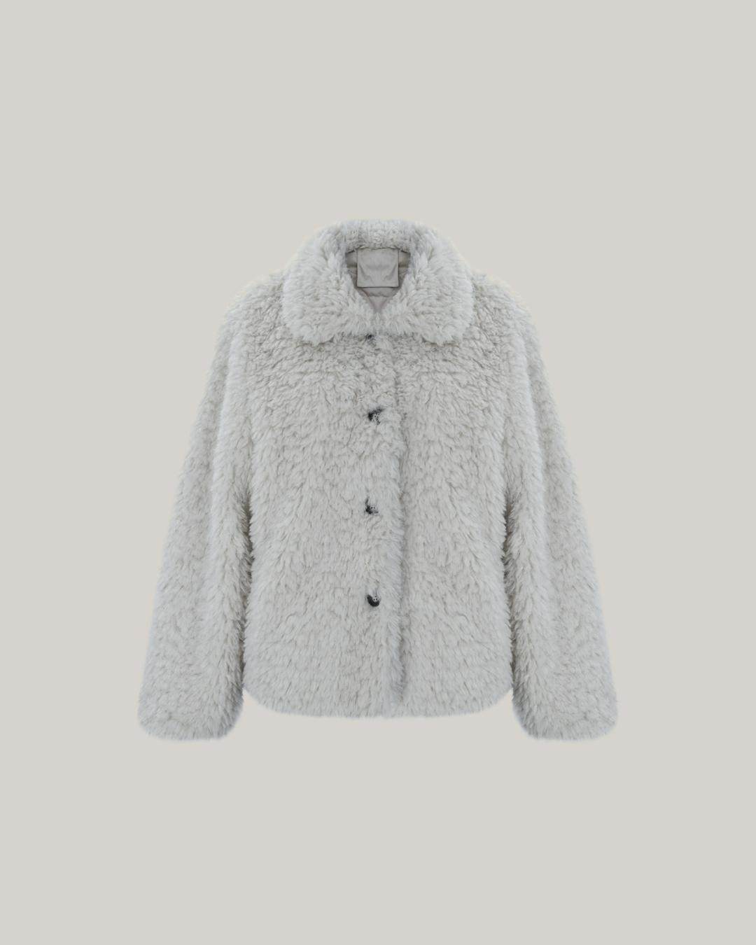 누아 페이크 퍼 자켓