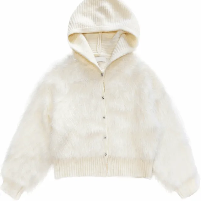 [최저가/당일출고] 후드 퍼 니트 가디건