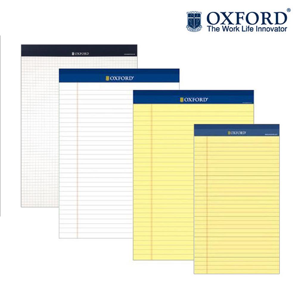 옥스포드 절취 리갈패드 A4 40매 메모지 레포트 연습장