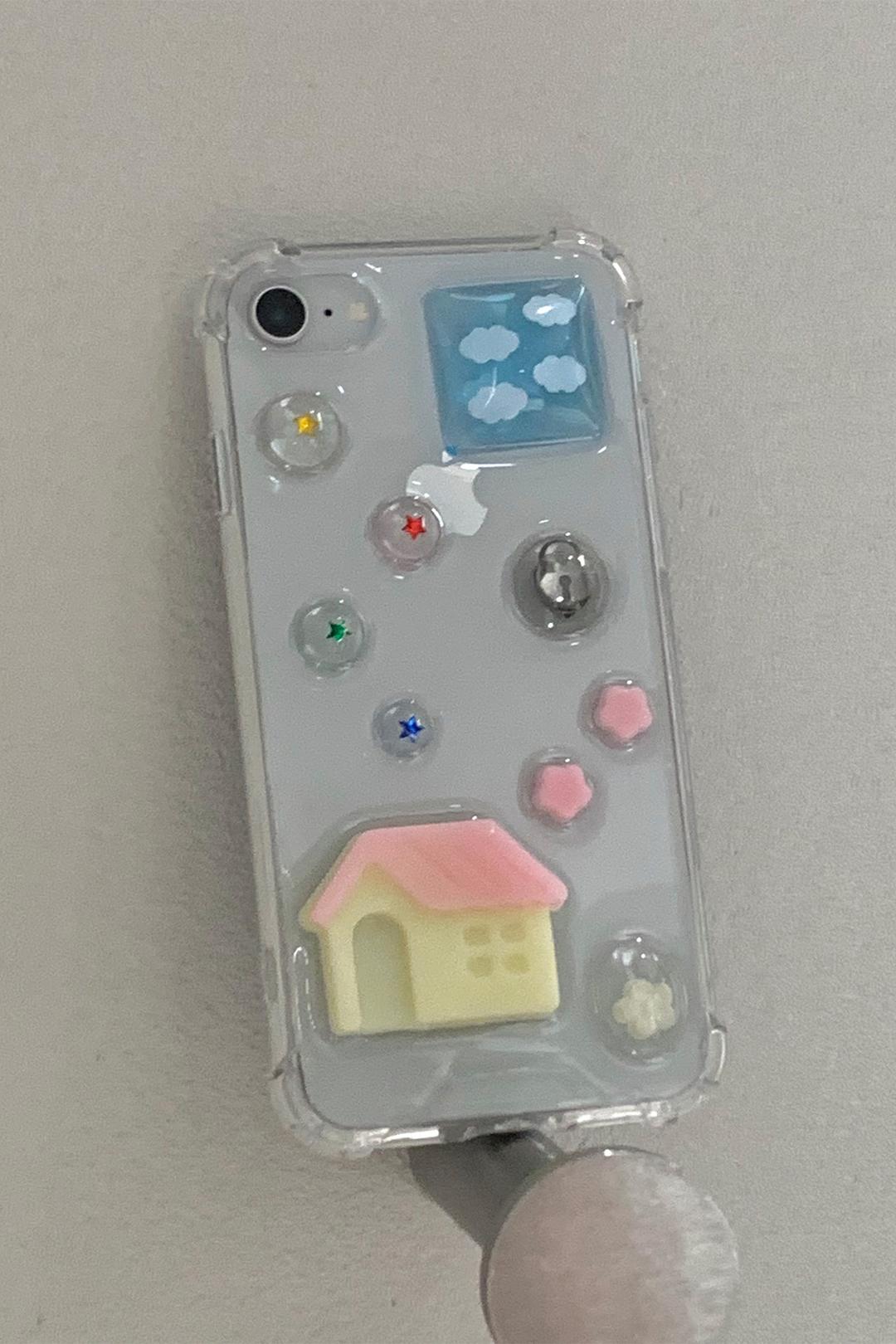 my little house 레진 핸드폰 케이스