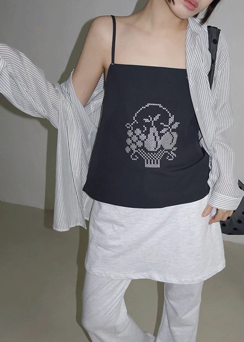 과일 나시 2col - navy