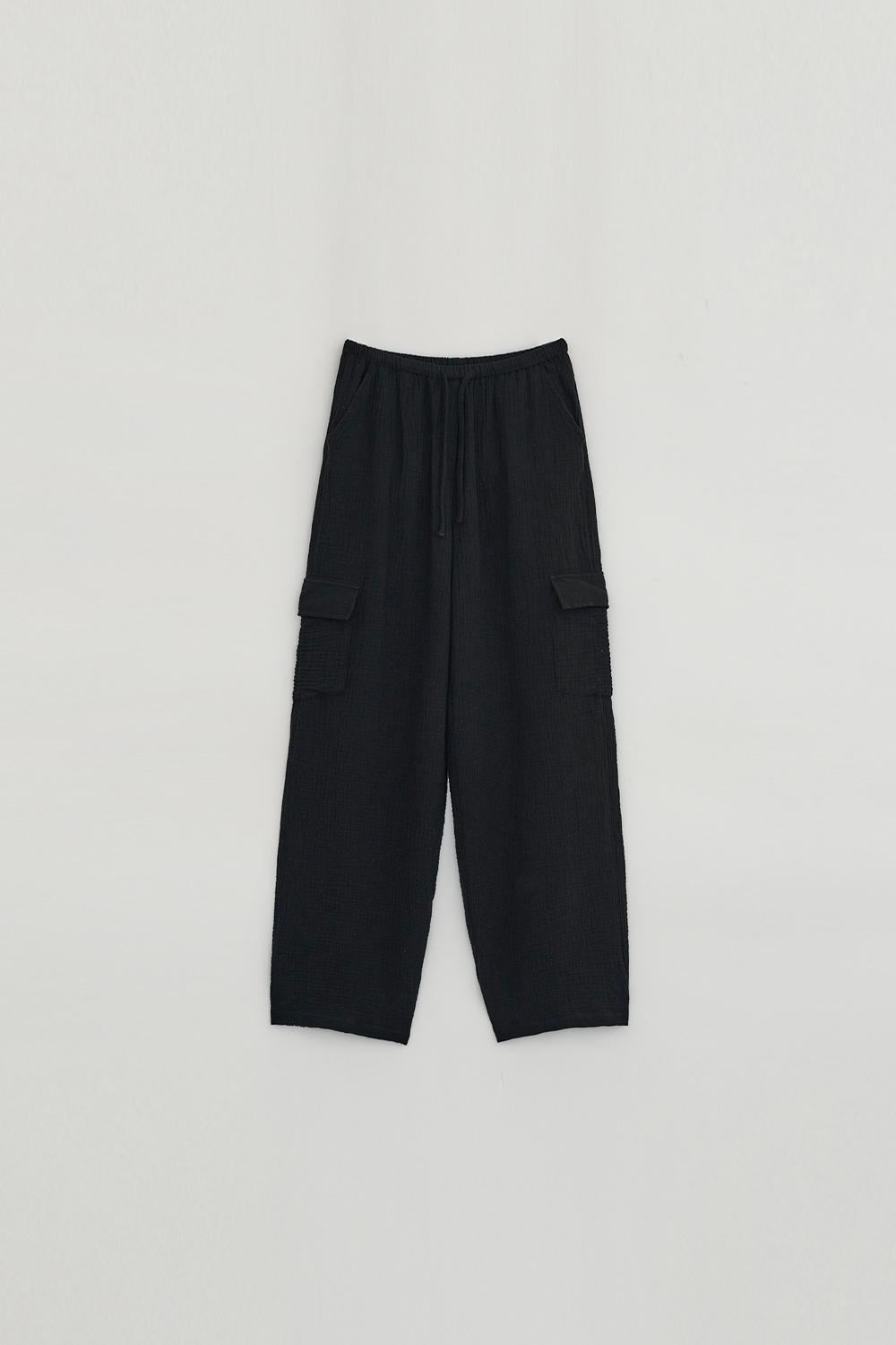 CRINKLE CARGO PANTS