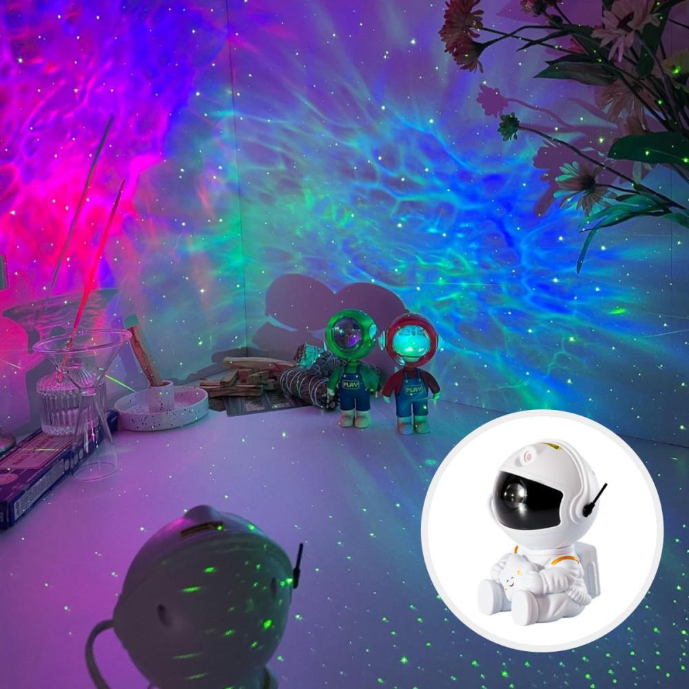 오로라 빔 조명 우주인 귀여운 무드등 수유등 아기방 조명 아이방 인테리어조명