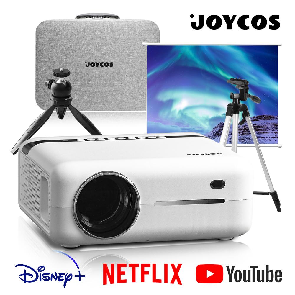 조이코스 5000루멘 5G 프리미엄 LED 빔프로젝터 + 삼각대 + 스크린 80인치 세트
