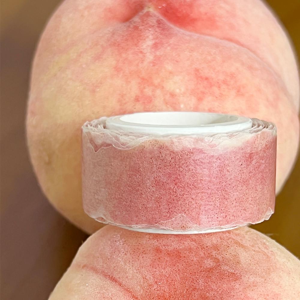 peach peel masking tape / 복숭아껍질 마스킹 테이프 / 복숭아다이컷 테이프