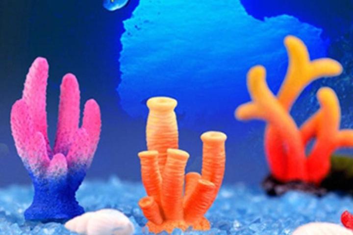 어항 꾸미기 산호 미니어처 수족관 해초 장식 수경 산호 모형