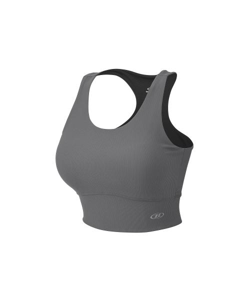 W B-FLEX BRA TOP [CHARCOAL]