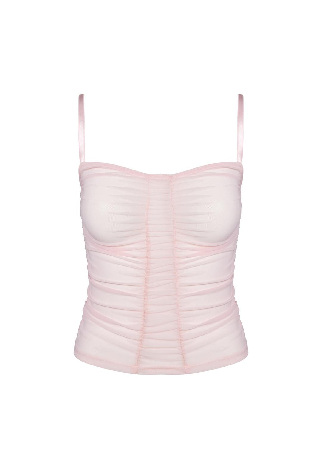 EIVISSA MESH CAMI - BALLET PINK - L / BALLET PINK