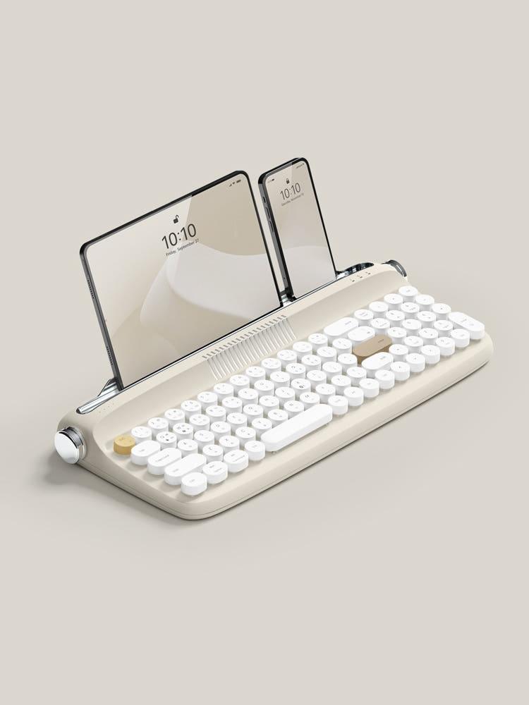 엑토 레트로2 블루투스 멀티페어링 태블릿 아이패드 갤럭시탭 풀배열 키보드 B309