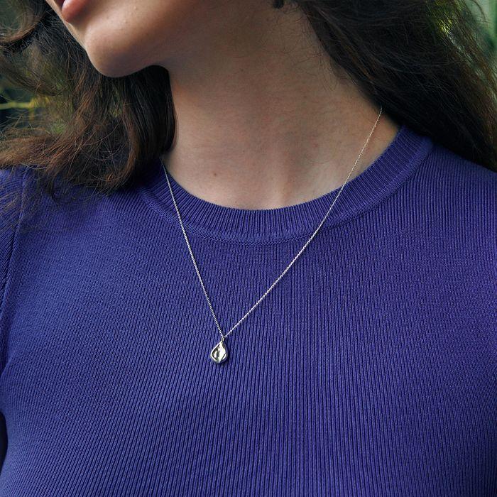 [925 silver] Un.silver.89 / Avocat necklace (silver)