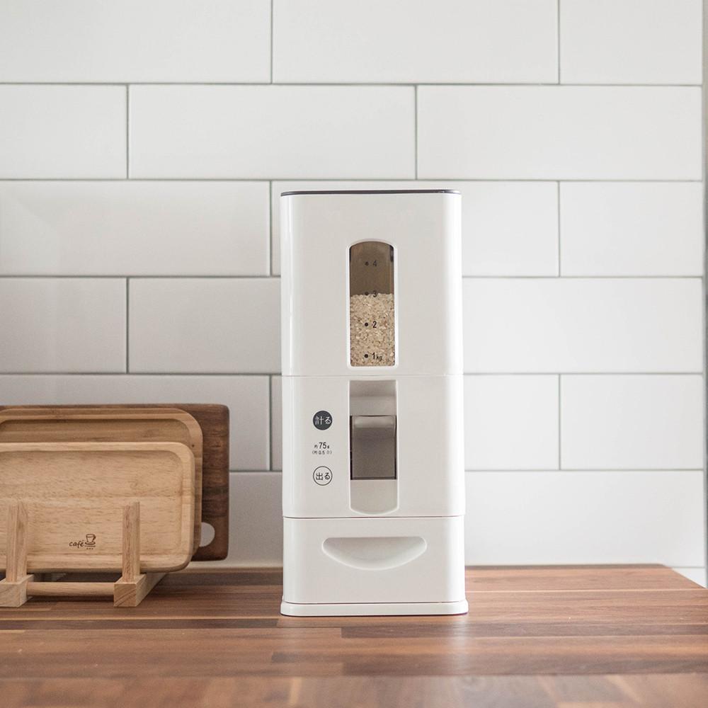 생활백서 원터치 계량 쌀통 6kg 쌀보관통 진공쌀통 벌레침입방지 신선유지 쌀항아리 쌀독