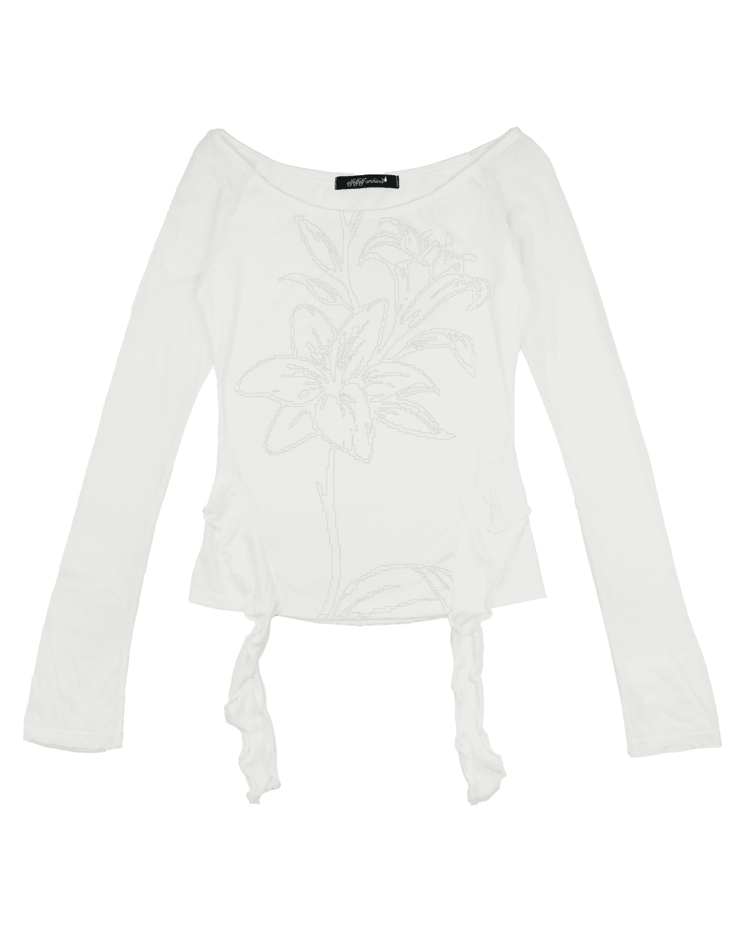LILY FRILL T SHIRTS [ivory]