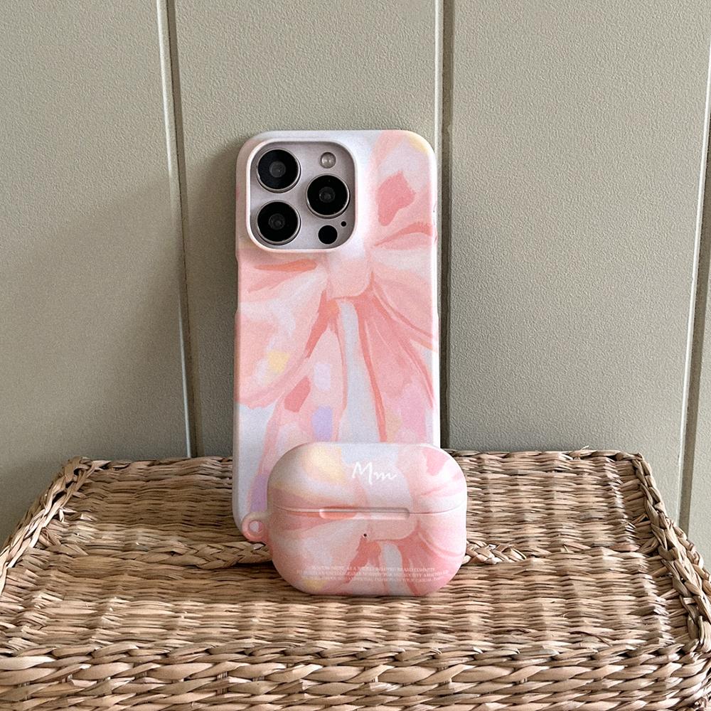 메이드모먼 vintage pink beige 아이폰 16 pro 케이스 하드