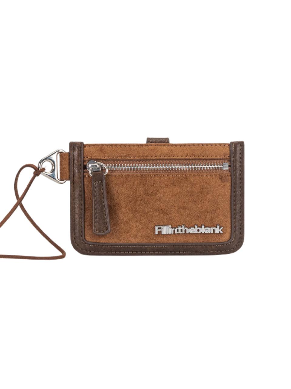 [9/1 순차발송] Cabinet Card wallet (suede brown)