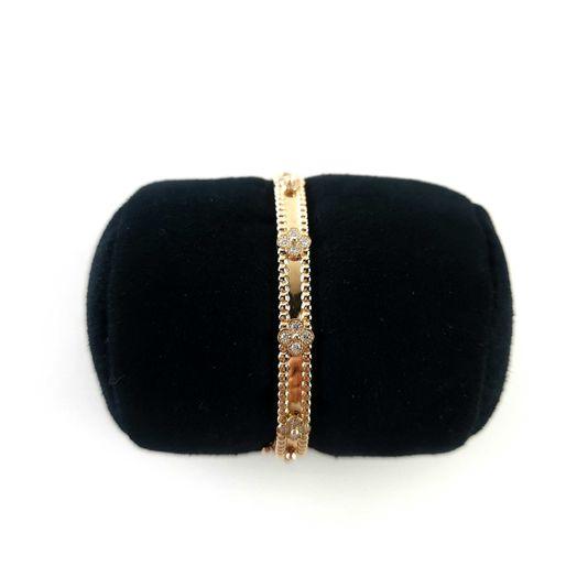 스몰 반 클리프 앤 아펠 뻬를리 스위트 클로버 다이아 팔찌VCARP6X100