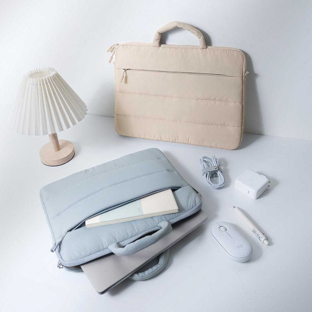 에카엑스 퍼피 클라우드 랩탑 파우치 노트북 패딩 가방 eka 맥북 삼성 LG 그램