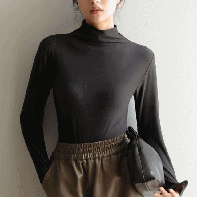 당일출고 [무배] 데일리 반폴라넥 슬림핏 긴팔 무지 스판 파스텔컬러 티셔츠 (5C) 기모티셔츠 긴팔티셔츠 스트라이프티셔츠 이너티셔츠 겨울티셔츠 브이넥티셔츠 크롭티셔츠 텐셀티셔츠 골지티셔츠 시스루티셔츠 스퀘어넥티셔츠 목폴라티셔츠 터틀넥티셔츠 퍼프티셔츠 후드티셔츠 맨투맨티셔츠 나그랑티셔츠 무지티셔츠 폴라티셔츠 카라티셔츠 벨벳티셔츠 슬리브티셔츠 반팔티셔츠