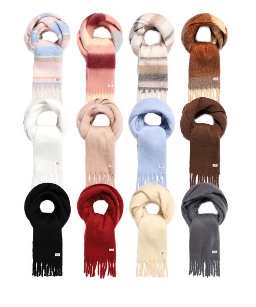 시그니처 로고 머플러 -12COLORS