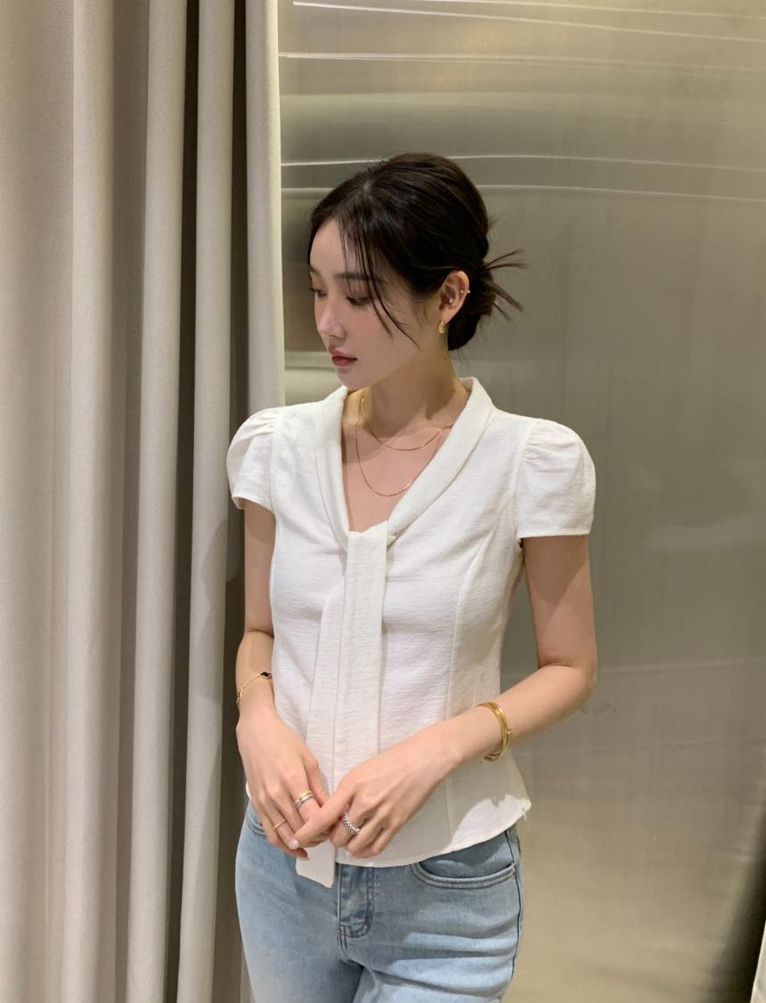 르셀 타이 블라우스