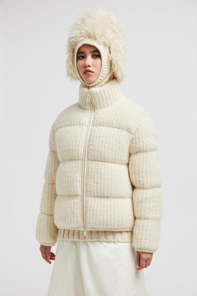 패딩 울 & 알파카 집업 카디건