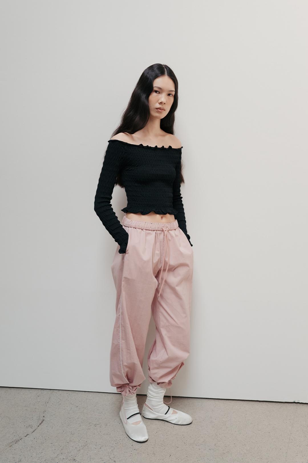 SERET LINED TRACK PANTS (DUSTY PINK)