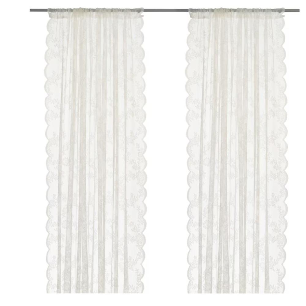 이케아 망사커튼 ALVINE SPETS  145x250cm