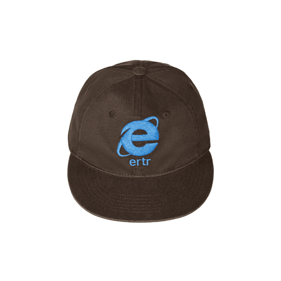 [ERTR] Internet Ball Cap Brown