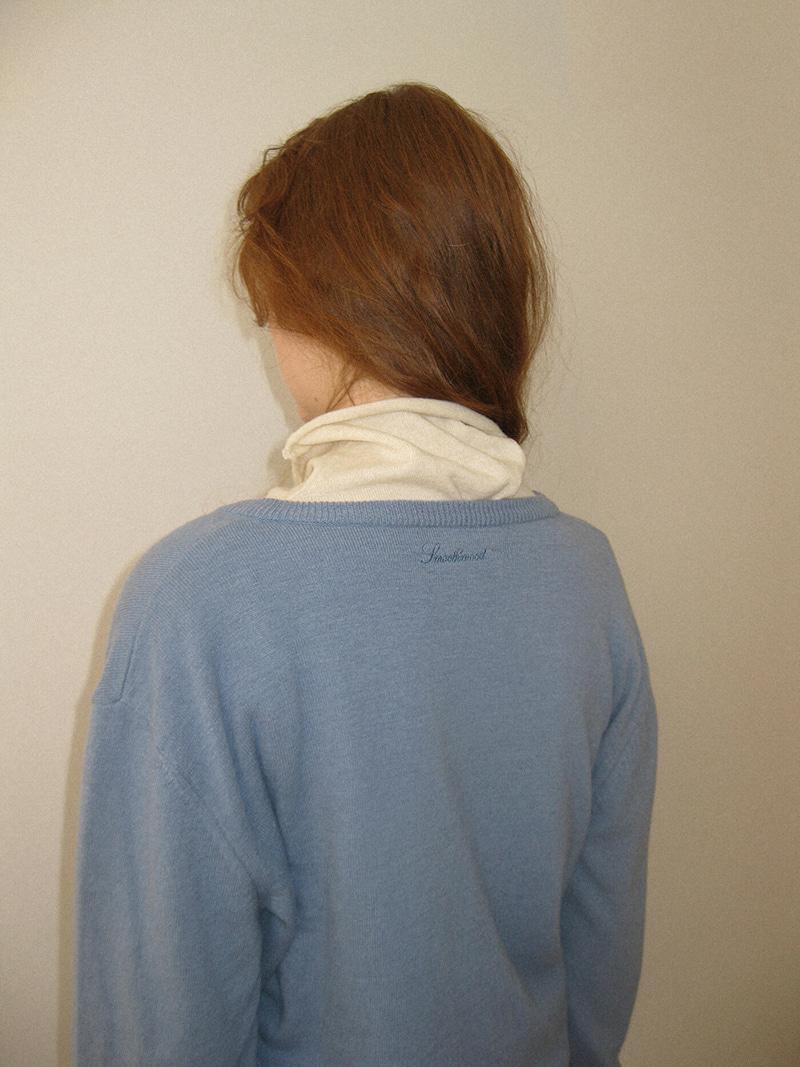 Cream Tender Mock Neck Knit (6th)
