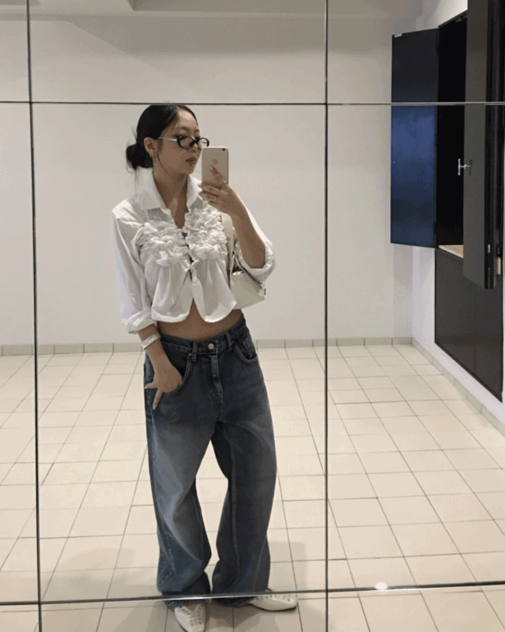 [핏보장/국내제작] 로우라이즈 빈티지 브러쉬 데님 팬츠