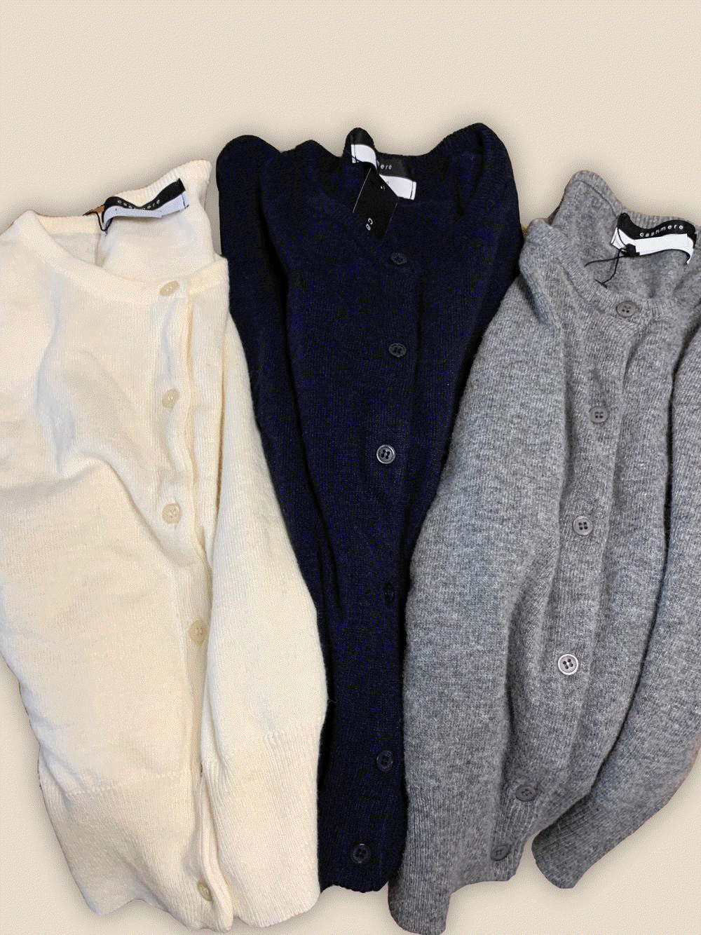 네임리 어웨이 크롭 가디건