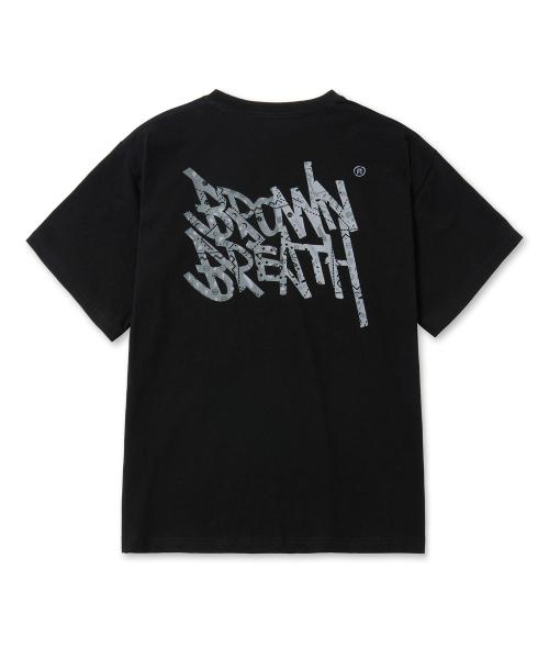 PAISLEY TAG TEE - BLACK