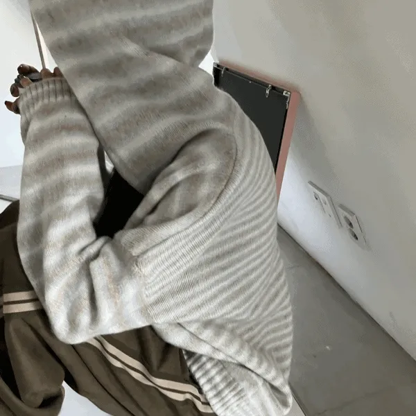 soap knit zip-up