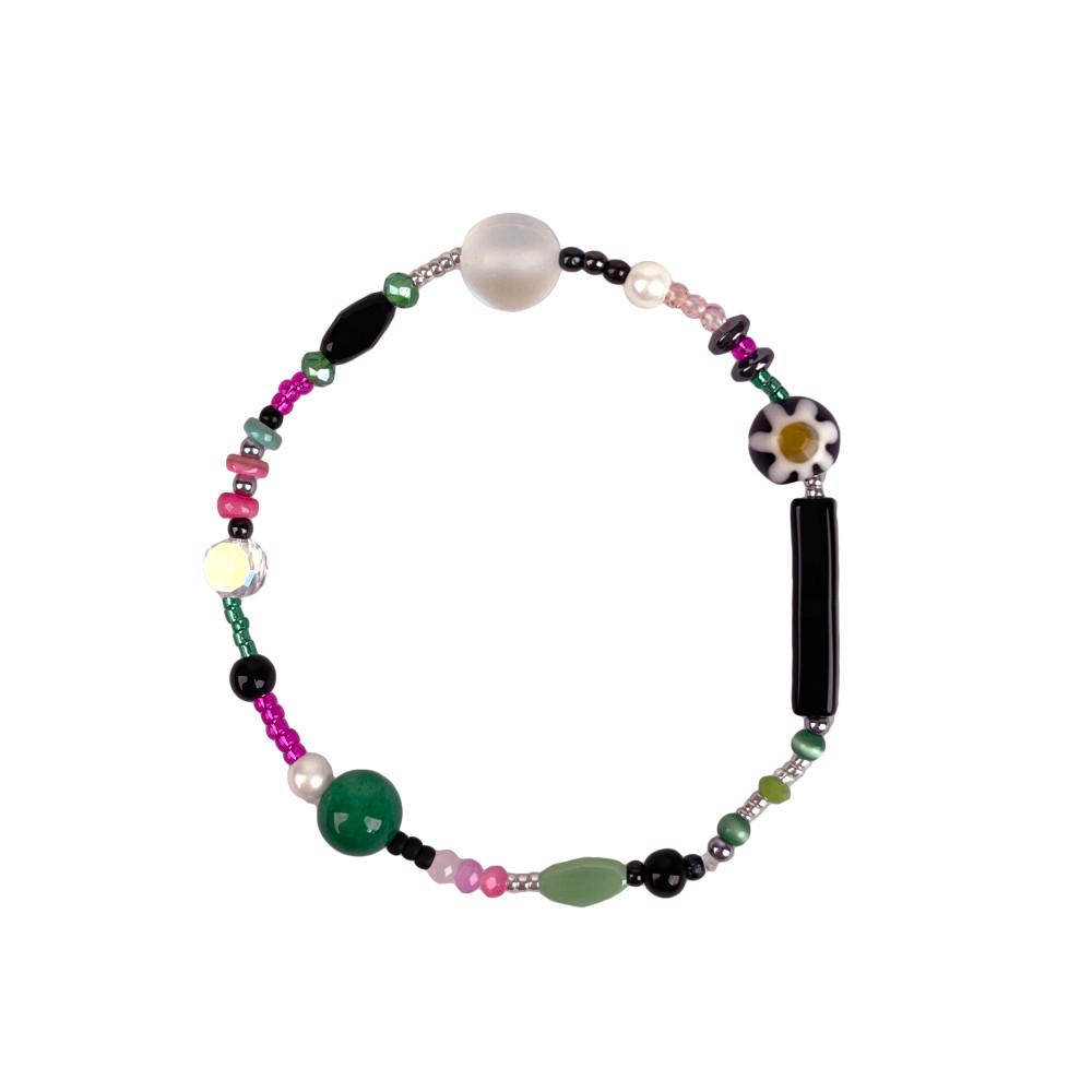 [키치키치야야] 030 핫핑크 & 그린 팔찌