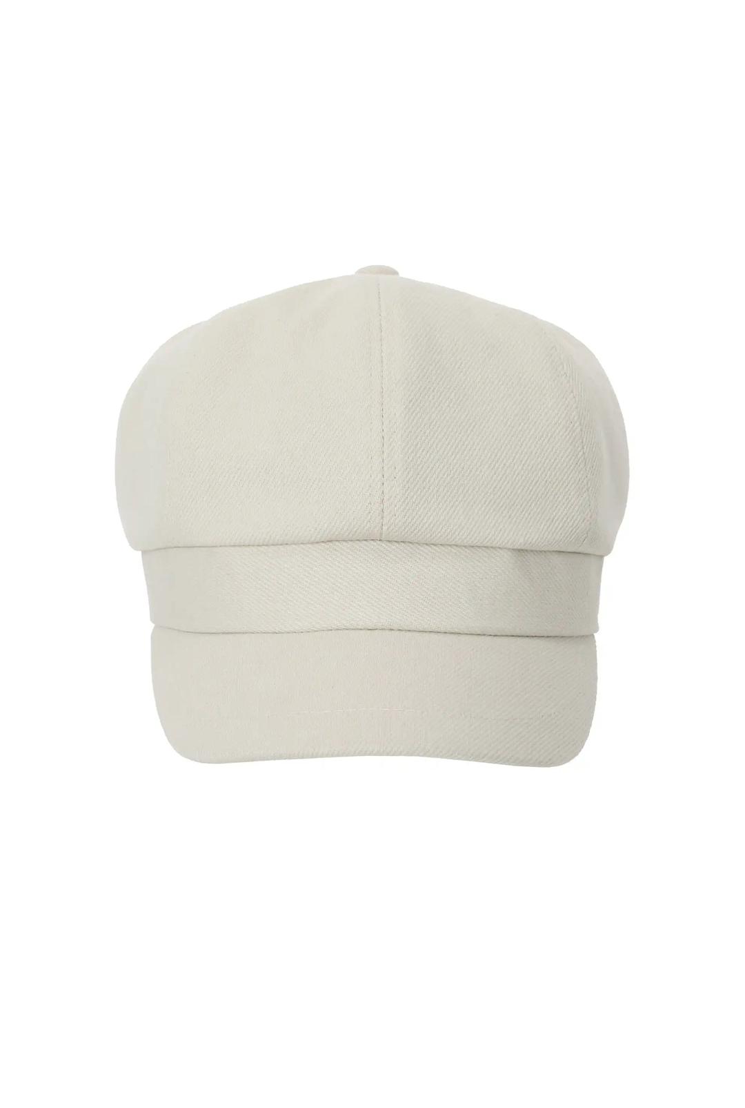 Cotton logo newsboy cap
