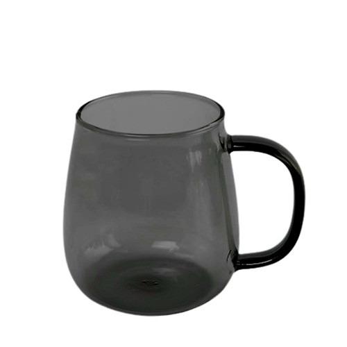 마카 내열 유리 항아리 컬러 머그잔 450ml 그레이 (BRM42)