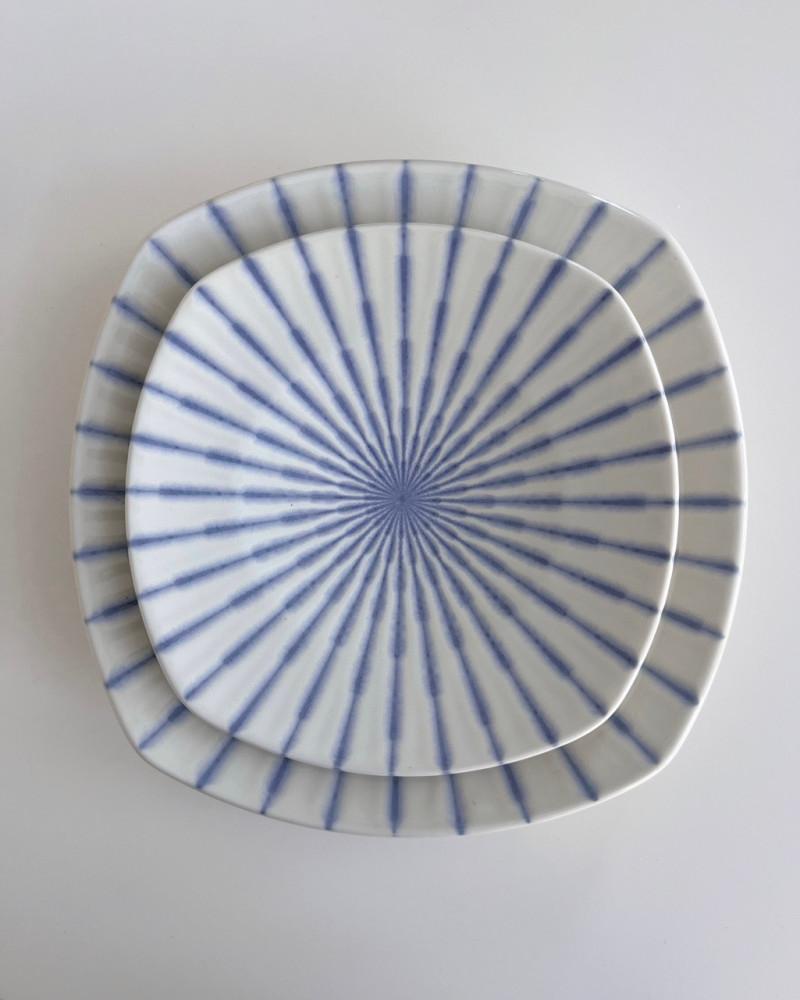 Crush Blue Plate Series  / 브런치접시 일본그릇 홈카페감성그릇 집들이선물 생일선물 예쁜그릇 일본접시
