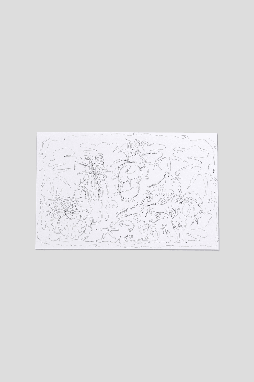 Woman Art Postcard (eesookee x mushmush)