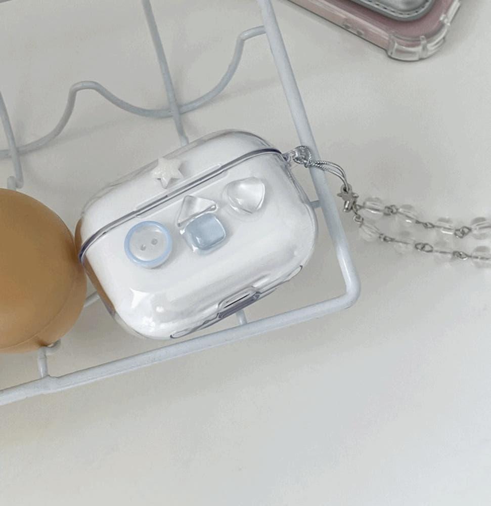 handmade]My blue house ver 레진 에어팟케이스 키링