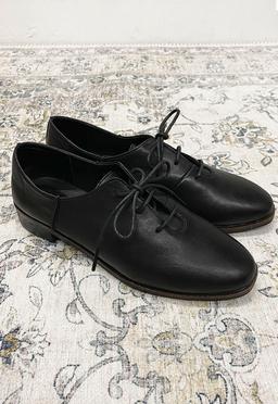 Lamb skin oxford shoes (2col)